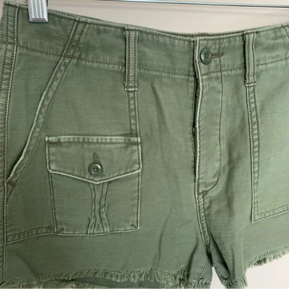 American  Eagle Green Cargo Shorts 8 - Picture 8 of 9